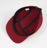 Casquette de sport rétro vintage à 5 panneaux et quantité minimale de commande bas avec logo personnalisé casquette de baseball en coton à bord plat Goras unisexe