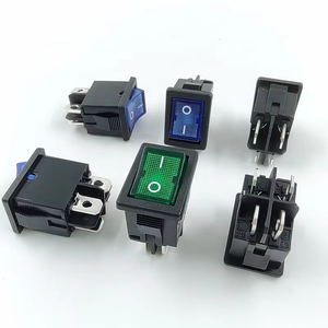 2 interruttori in interruttore uno-uno con 2 <span class=keywords><strong>set</strong></span> di contatti separati-piccolo interruttore luce verde ON-OFF mantenuto - Product Image 6