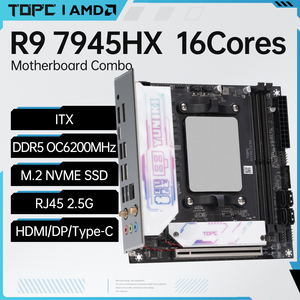 เมนบอร์ด ITX สำหรับ R9 7945HX รองรับ DDR5 64GB ใหม่ สำหรับเดสก์ท็อป DIY เกมมิ่ง ออฟฟิศ ดีไซน์ ตัดต่อวิดีโอ ใช้กับ 9 79 - Product Image 1