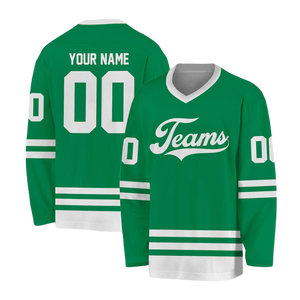 Jersey Tim Hoki Es AS 2026 Bordir Seragam Tim Nasional Hoki Amerika Kanada Kaos Hoki Jahitan - Product Image 5