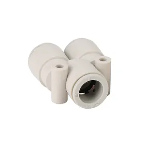 YBL SMC型KQ2U系列快速连接器塑料管三通气动空气软管接头连接塑料气动空气软管
