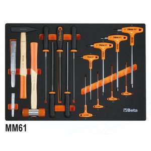 BETA - 059451011 Surtido de 199 herramientas para uso universal en bandejas de espuma EVA-MANTENIMIENTO INDUSTRIAL EAN 8054809526812 - Product Image 2