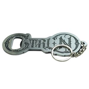 Porte-clés en acier inoxydable personnalisés avec logo, design maison mignon, imperméables, résistants à l'usure, cadeaux promotionnels personnalisés - Product Image 3