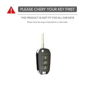 Coque de <span class=keywords><strong>protection</strong></span> en Silicone pour clé télécommande intelligente de voiture, pour <span class=keywords><strong>Peugeot</strong></span> 208 2008 301 <span class=keywords><strong>308</strong></span> 508 5008 RCZ, accessoire porte-clés - Product Image 2