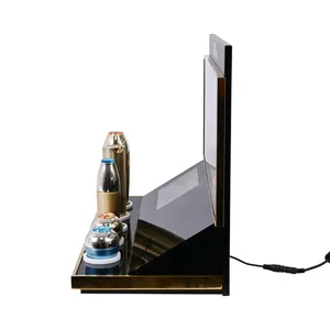 Soporte <span class=keywords><strong>de</strong></span> exhibición cosmético <span class=keywords><strong>de</strong></span> metal y acrílico personalizado con sensor y pantalla LCD - Product Image 2