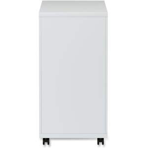 Alera PBBBFLG Archivador de pedestal gris claro de 14 7/8 x 19 1/8 con tres cajones y sistema de extracción completa - Product Image 6