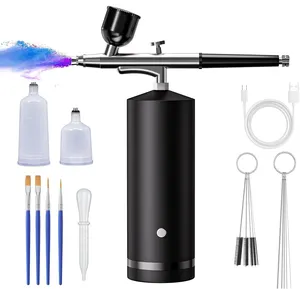 ใหม่ 2024 ผลิตภัณฑ์TATTOOแต่งหน้าเค้กตกแต่งแปรงอากาศคอมเพรสเซอร์Air BrushสีProfessional Airbrush