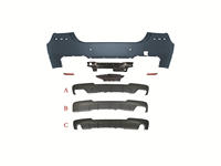 Kit de carrosserie complet de style MT, ajustement direct, pare-chocs avant et arrière, jupes latérales, calandre pour BMW Série 5 2011-2017 F10 F18