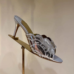 Zapatos de Tacón Elegantes con Lentejuelas de Lujo para Mujer, Modelo 2025 - Product Image 2