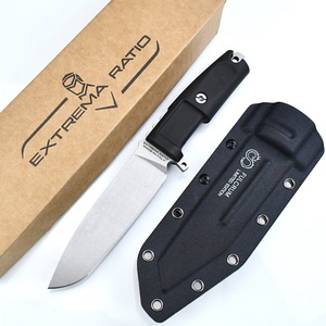 Cuchillo de Caza EDC para Exteriores ER, Acero S30V, 5.8mm de Grosor, Mango de Goma, DIY OEM, Apertura Rápida con Botón Deslizante - Product Image 2
