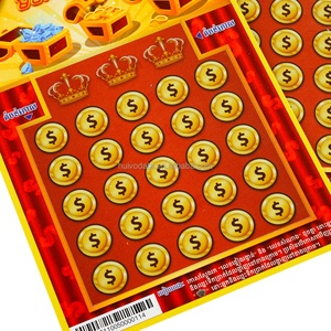 Tarjeta de Lotería Personalizada a Prueba de Manipulación con Núcleo Negro Instantáneo, Venta al por Mayor - Product Image 5