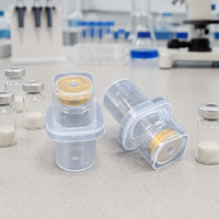 Boîte de rangement pour flacons de peptides en plastique PP, pour flacons individuels de 3 ml et emballage de flacons en verre de 10 ml