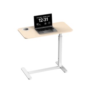 Nhà văn phòng cơ chế di động đầu giường bàn C hình manul điều chỉnh chiều cao cơ khí mùa xuân Modular bàn văn phòng với bánh xe - Product Image 1