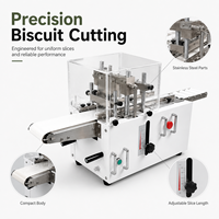 Nouvelle machine automatique de découpe de pâte à biscuits surgelée, trancheuse commerciale de biscuits pour la production en boulangerie, 110V/220V
