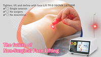 Triangelaser graisse corporelle dissolvant visage endolaser liposuccion 1470 980nm diode lipo laser lipolyse dispositif