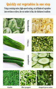 Industriële Groentesnijmachine <span class=keywords><strong>Veggie</strong></span> Chopper Groentesnijder Versnipperde Vlees Groentesnijmachine Voor Levensmiddelenbedrijven - Product Image 5