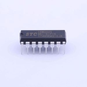 แขน STC15W202 STC15W202S-35I-DIP16 MCU Cortex RISC แฟลชชิ้นส่วนอิเล็กทรอนิกส์ STC15W202S-35I-DIP16 - Product Image 1