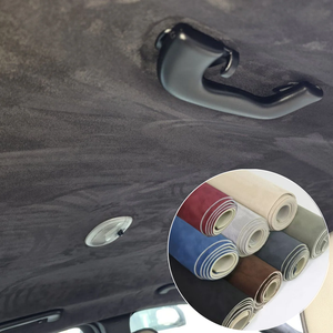 Tela de Microfibra de Ante Sintético Ecológica, Premium, Reciclada, Suave y Duradera para Tapicería de Automóviles - Product Image 1