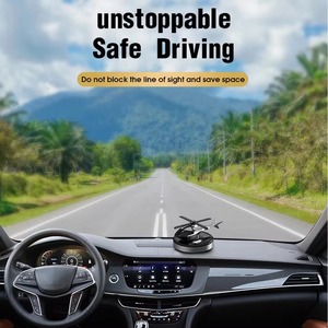 Ambientador para Auto <span class=keywords><strong>con</strong></span> Diseño de Helicóptero Solar, Difusor de Perfume Rotatorio <span class=keywords><strong>con</strong></span> Hélice, Accesorios Decorativos de Aromaterapia para Interiores de Auto - Product Image 6