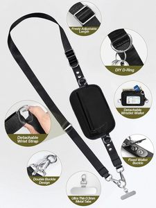 Cinturino Clip and Go per Telefono con <span class=keywords><strong>Portafoglio</strong></span>, Cordino per Telefono a Tracolla Regolabile e Staccabile, <span class=keywords><strong>Portafoglio</strong></span> RFID da Polso - Product Image 4