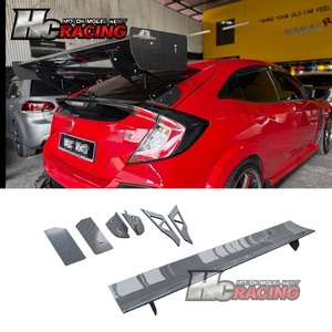 Alerón Trasero de Fibra de Carbono Estilo AP para Honda Civic Type R Hatchback FK8 10ª Generación 2017+ Auto Tuning - Product Image 5