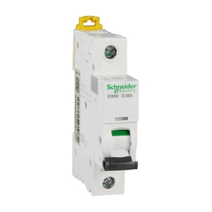Disjoncteur miniature Schneider IC65N 1P D25A A9F19125 1P D25A 1P-4P 1-63A Modèles complets - Product Image 1