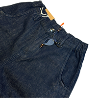Jean ample taille mi-haute pour homme, style vintage streetwear, en denim brut prélavé, avec rivets, coupe décontractée, épais et élastique, idéal pour l'hiver