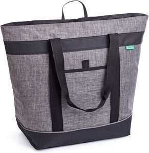 Borsa Termica Riutilizzabile con Cerniera per Picnic e Spesa, Mantiene Caldo o Freddo per Alimenti - Product Image 1