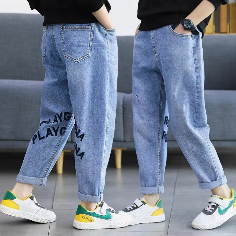 Real flap pocket pants play pants