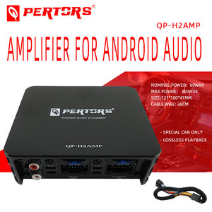 Q-PERTORS <span class=keywords><strong>QP</strong></span>-H2AMP, Amplificador de Sistema de Audio para Android, 4 Canales, Audio para Automóvil, Color Rojo y Negro - Product Image 1