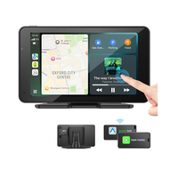 Écran de voiture sans fil 7 pouces 4K CarPlay et Android Auto/ Navigation GPS/ Commande vocale/ Lien miroir, Bluetooth/ Enregistreur vidéo