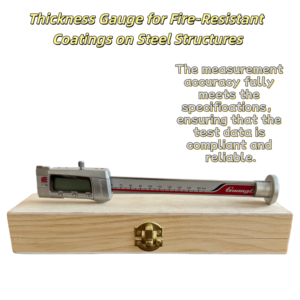 Calibrador <span class=keywords><strong>Digital</strong></span> <span class=keywords><strong>Vernier</strong></span> con Estructura de Acero Ignífugo, Medidor de Espesor de Revestimiento, Resolución de 0.1mm, Precisión de +/-0.01mm - Product Image 3