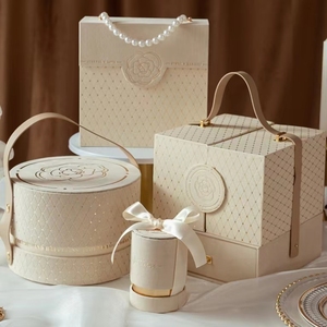 Funcionalidad Moda personalizada Embalaje de diferentes tamaños Tapas de regalo de cumpleaños Papel de cartón Caja de regalo de boda Caja de papel - Product Image 6