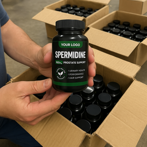 Capsule di Spermidina 500mg ad Alta Concentrazione, Etichetta Privata OEM, Integratore Anti-Invecchiamento <span class=keywords><strong>per</strong></span> Rinnovamento Cellulare e Supporto Capillare - Product Image 1