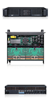 Amplificador de Potencia KET FK10000Q con Carcasa Metálica, Equipo de Sonido/Amplificadores/Altavoz para Altavoces Line Array