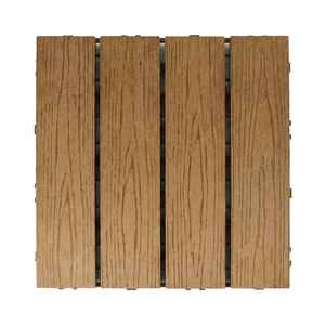 Balcony Flooring Interlocking WPC <b>Deck</b> Tiles Waterproof Snap Together Patio Tiles for Apartment - Product Image 3