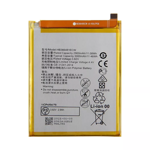 Batterie de remplacement 3000mAh HB366481ECW pour <span class=keywords><strong>Huawei</strong></span> Ascend P9 <span class=keywords><strong>P10</strong></span> P20 Honor 5C 7C 7A 8 9i P8 <span class=keywords><strong>Lite</strong></span> Y6 II Batteries Ion de téléphone portable - Product Image 1