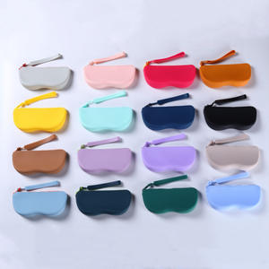 卸売シリコーンメガネケースホルダー女性用シリコンサングラスケース - Product Image 2