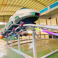 Aire de jeux Funfair Attraction enfants Mini Shuttle équipement de parc d'attractions Train à grande vitesse pour enfants