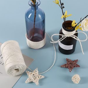 Cordon de macramé 3mm en gros, 2mm 3mm 4mm 5mm, coton, pour textile de maison, chaussures légères, taille 8, cordon enduit - Product Image 4