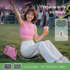 Portable Foldable <strong>Air</strong> Seat <strong>Cushion</strong> for Office Wheelchair Car Truck Driver Square Inflatable Chair <strong>Cushion</strong> for Outdoor Use - Product Image 2