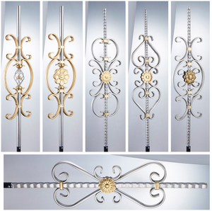 Accessori Decorativi in Acciaio Inox 304 per Corrimano, Tappi Terminali Ornamentali per Balaustre e Scale - Product Image 4