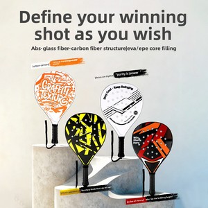 Raqueta <span class=keywords><strong>de</strong></span> Pádel <span class=keywords><strong>de</strong></span> Fibra <span class=keywords><strong>de</strong></span> Carbono 12K en Forma <span class=keywords><strong>de</strong></span> Lágrima, Diseño <span class=keywords><strong>de</strong></span> Hoja Plana Ligera con Núcleo <span class=keywords><strong>de</strong></span> EVA <span class=keywords><strong>de</strong></span> 38 mm, Venta al Por Mayor <span class=keywords><strong>de</strong></span> Fábrica - Product Image 3