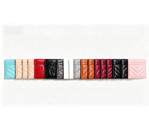 Porte-cartes minimaliste en cuir véritable, motif crocodile, 5 pouces, portefeuille pour cartes de crédit, plusieurs couleurs, sans fermeture - Product Image 1