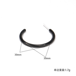 Europa transfrontaliera e Stati Uniti nel vento esagerato grandi orecchini a forma di C orecchini in ceramica femminili <span class=keywords><strong>100</strong></span> produttori di borchie - Product Image 1