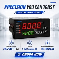 Indicador de Proceso Digital MPD510 CE de Alta Precisión (0.2%FS) con Entrada Universal, Pantalla LED de 7 Segmentos y Opciones de 4-20mA, RS485 y Relé