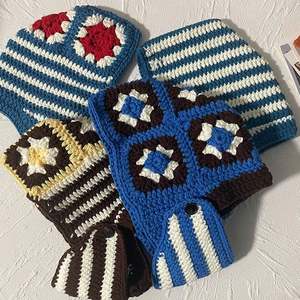 Pasamontañas de Motocicleta Personalizado para Esquí, Tejido a Mano con Aguja Gruesa, de Invierno, de Punto, Transpirable e Impermeable, para Deportes y Uso Diario - Product Image 5