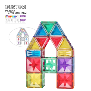 Mntl An Toàn Sáng Tạo STEM Học Tập Đồ Chơi Tưởng Tượng 62Pcs Lâu Đài Từ Gạch Xây Dựng Khối Cho Trẻ Em Của Não Phát Triển - Product Image 3