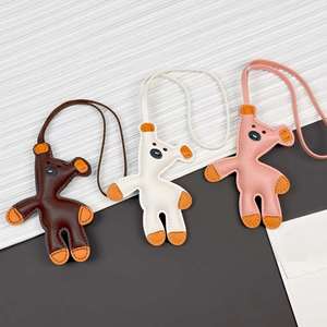 Nouveau porte-clés mignon en forme d'ours de dessin animé, pendentif de sac, porte-clés populaire pour sac à dos, breloque décorative pour sac - Product Image 6