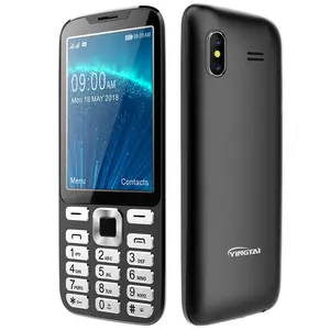 Téléphone portable double SIM débloqué, smartphone, écran de 3.5 pouces, gsm, bon marché, fonction barre, batterie de 1200 mAh